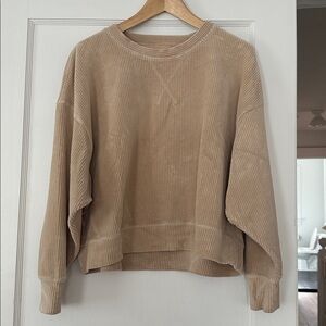 Araminta James oversized Corduroy/Terry top